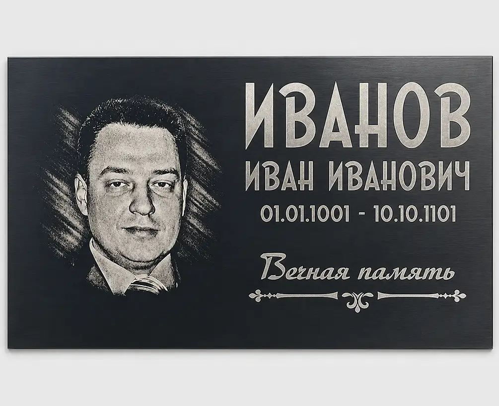 Похоронная табличка